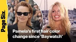 Pamela Anderson changes her hair color for the first time since 'Baywatch'