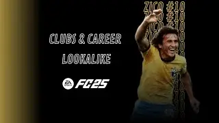 Zico Lookalike - EA FC 25 - TUTORIAL Face Creation