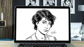 Eroi a fumetti - Sergio Giardo disegna Kristen Klein