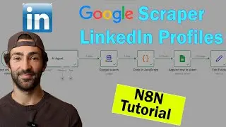 Scrape Google for LinkedIn Profiles with n8n | Step-by-Step Automation Tutorial