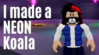 I made a NEON Koala Bear in Roblox Adopt Me. Gameplay by Astros Farm