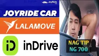 AUGUST 4 INDRIVE JOYRIDE CAR BUHAY TNVS DRIVER/ NAG TIP NG ₱700 SI PASSENGER.😅