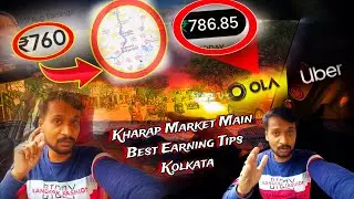 Uber Ola income Kolkata - WagonR Tour H3 petrol | New Driver Full Tips ola uber | Biker Boy Samir 