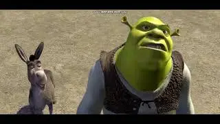 shrek that's not very nice its just a donkey