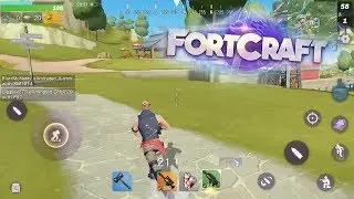 NEW FORTNITE MOBILE KNOCKOFF! FortCraft - FortCraft Mobile Gameplay