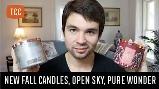 NEW Pure Wonder, Open Sky + Next Phase of FALL CANDLES &ndash; Bath & Body Works Haul