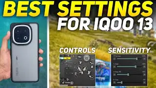 My Best Gyro Sensitivity Settings And 4 Finger Claw Control Code For Bgmi 🔥 iQOO 13