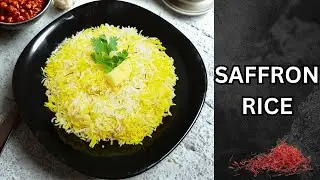Restaurant Style Zafrani Rice | Saffron Rice Recipe | The Cooking Melody