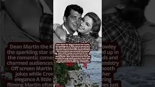 Dean Martin and Pat Crowley Hollywood Pair #hollywoodbuzz #history #duet #vintage #facts