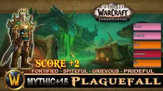Plaguefall Mythic 15 Fortified Spiteful Grievous Prideful Prot Paladin Shadowlands
