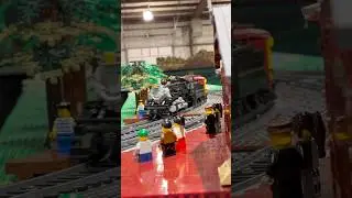 Very big Lego layout in, Timonium part 2 #lego #train #bricks #cool #variety #big #layout￼
