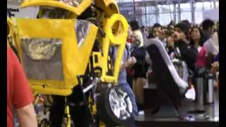 Awesome Bumblebee Transformers Cosplay - NYC Comic Con 2011