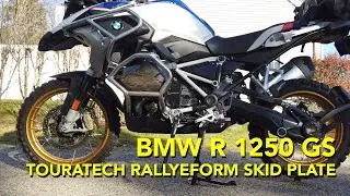 BMW R 1250 GS - Installation of Touratech RallyeForm Skid Plate