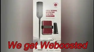We install Weboost cell signal booster.