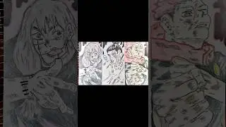 120% Panel - Jujutsu Kaisen #shorts #shortsfeed #jujutsukaisen #art #mahito #todo #yujiitadori