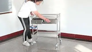 MK-S08 Stainless Steel Instrument Trolley