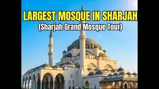Sharjah Grand Mosque |Largest Mosque in sharjah#mosque #sharjah #uae #anz vlogs