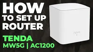 ✅ How to Setup TENDA MW5G | How to Set Up TENDA AC1200 MW5G WiFi Router