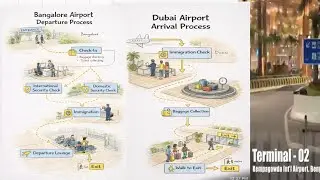 Bangalore to Dubai Terminal 2 kempagowda International Airport Bangalore 