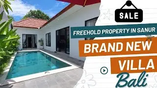For Sale Freehold Property in Sanur Brand New Villa