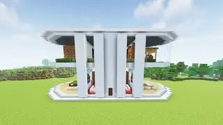 Minecraft: Modern Mension Tutorial + Interior | Minecraft Build Tutorial 
