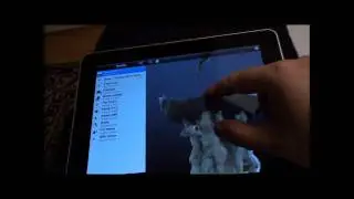 3D model z Autodesk Photofly na iPad Inventor Mobile Viewer