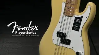 Fender Player Precision Bass MN, Buttercream | Gear4music demo