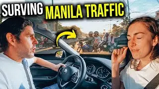 FOREIGNERS react to MANILA Traffic! It's so DIFFERENT to EUROPE!