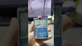 open a white flare booster bundle with me pt. 2 #pokemoncards #pokemon #pokemontcg #whiteflare
