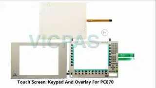 Touch screen panel for Simatic panel PC870 replace with keypad, overlay and lcd display replace
