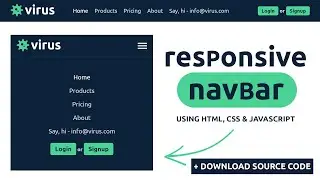 Building a Responsive Navigation Bar - HTML & CSS