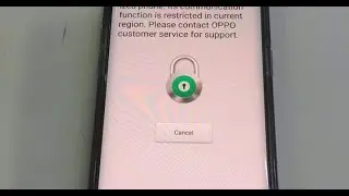 Oppo A1k network unlock done