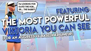 Tennis Clash Most Powerful Viktoria Possible [ALL Cards At Level 13]