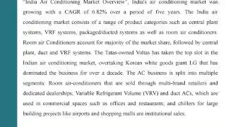 Market Overview on India Air Conditioning to 2015