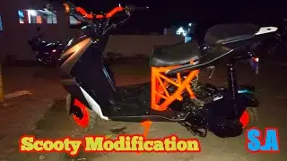 Scooty Modification #scooty #modify, #scooty convert in #r15 And #ktm
