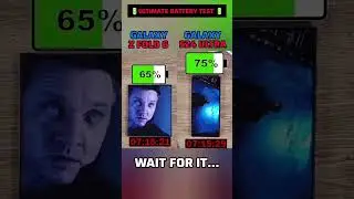 🔋 Galaxy Z Fold 6 vs Galaxy S24 Ultra 🔋 Ultimate Battery Drain Test!!