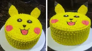Pikachu cake design how to make Pikachu cake theme boys girls #foryou #cakeseries #cakedesign