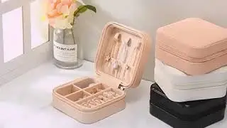 Creative portable jewelry storage box earrings earrings ring small jewelry box