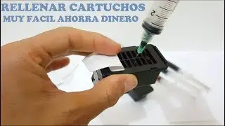 Como Recargar Cartuchos De Cualquier Impresora Canon O Hp - Muy F&aacute;cil Ahorra Dinero