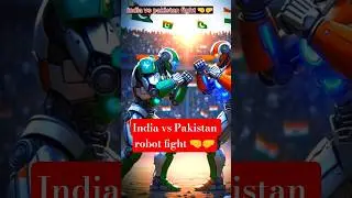 India 🇮🇳 vs Pakistan 🇵🇰 Robot Fight 😱 Aakhri Robot Kaun Bacha? #trendingshorts #viralshort #shorts