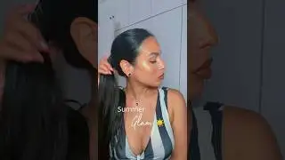 &ldquo;No foundation&rdquo; #summerglam #beauty #makeup #summermakeuptutorial #goldlook #grwm #shorts