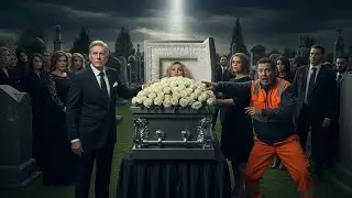 “She’s Not Dead!” Garbage Collector Stops Billionaire’s Funeral — Shocking Truth Revealed