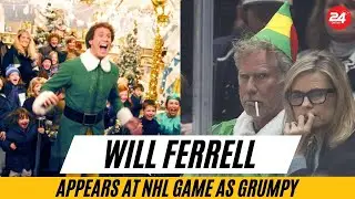 Will Ferrell Appears at NHL Game as Grumpy, Cigarette-Smoking Buddy the Elf &mdash; Hilarious Photos