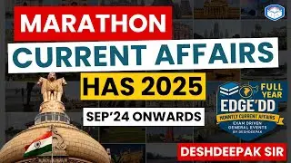 YEARLY CURRENT AFFAIRS MARATHON | January 2025 Onwards | HAS 2025 PRELIMS #has2025 #joktaacademy