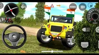 OMG 🤔 THAR DRIVING GAME PLAY WITH YOU VIDEOS LOVER CAR INDIA CAR 3D GAME 3D CAR