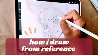 How I Draw from Reference | Stylized Portrait Tutorial & Draw With Me