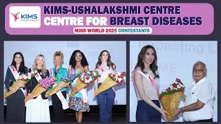 Miss World 2025 Contestants at KIMS Hospital | Breast Cancer Awareness in Hyderabad | Hybiz tv