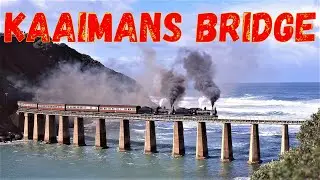 Iconic Kaaimans River Bridge near Wilderness in Western Cape, South Africa