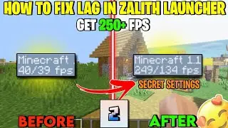 🤯 Как получить 250+ FPS в Zalith Launcher | Устранение задержек и повышение FPS в Zalithlauncher ...