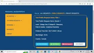 Public Request Demonstration | Fastgrades
